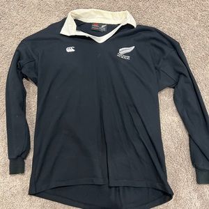 New Zealand Canterbury All Blacks vintage jersey XL